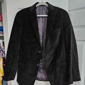 Velour suit jacket